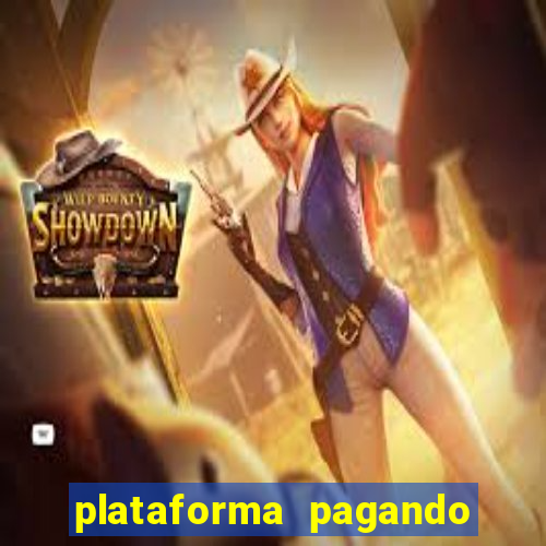 plataforma pagando no cadastro